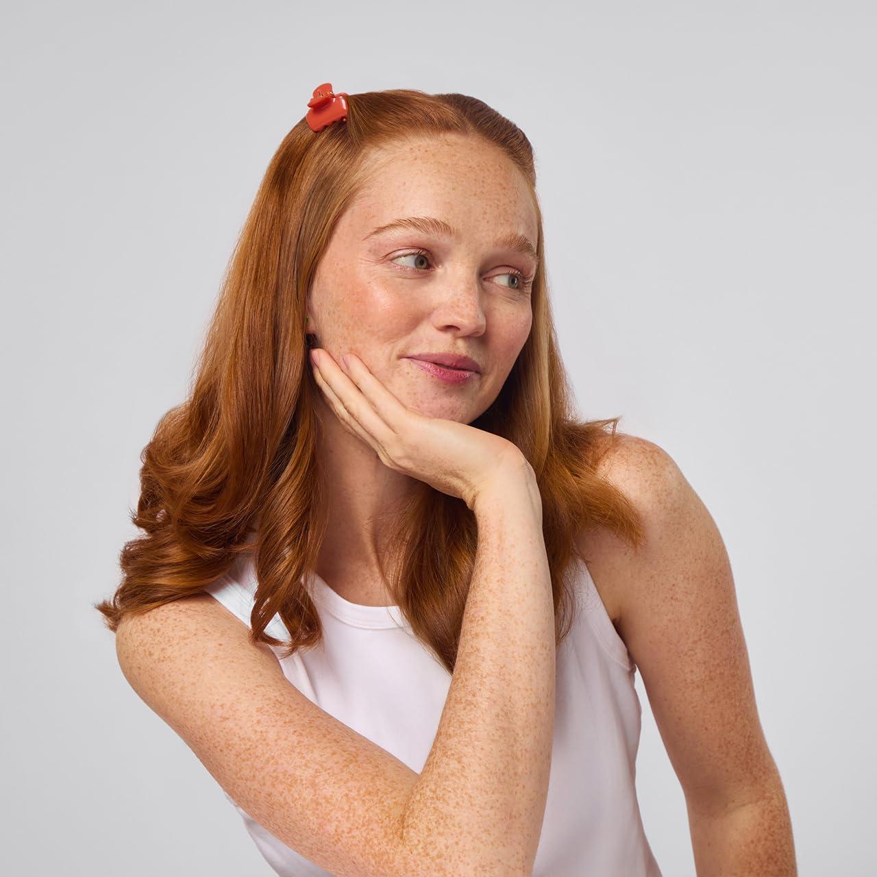 imageKitsch Small Hair Clips for Women and Girls Mini Claw Clips Hair Accessories Daily Styling Recycled Cherry Blossom Design Ideal Gifts for Women 8pc SetCherry Blossom