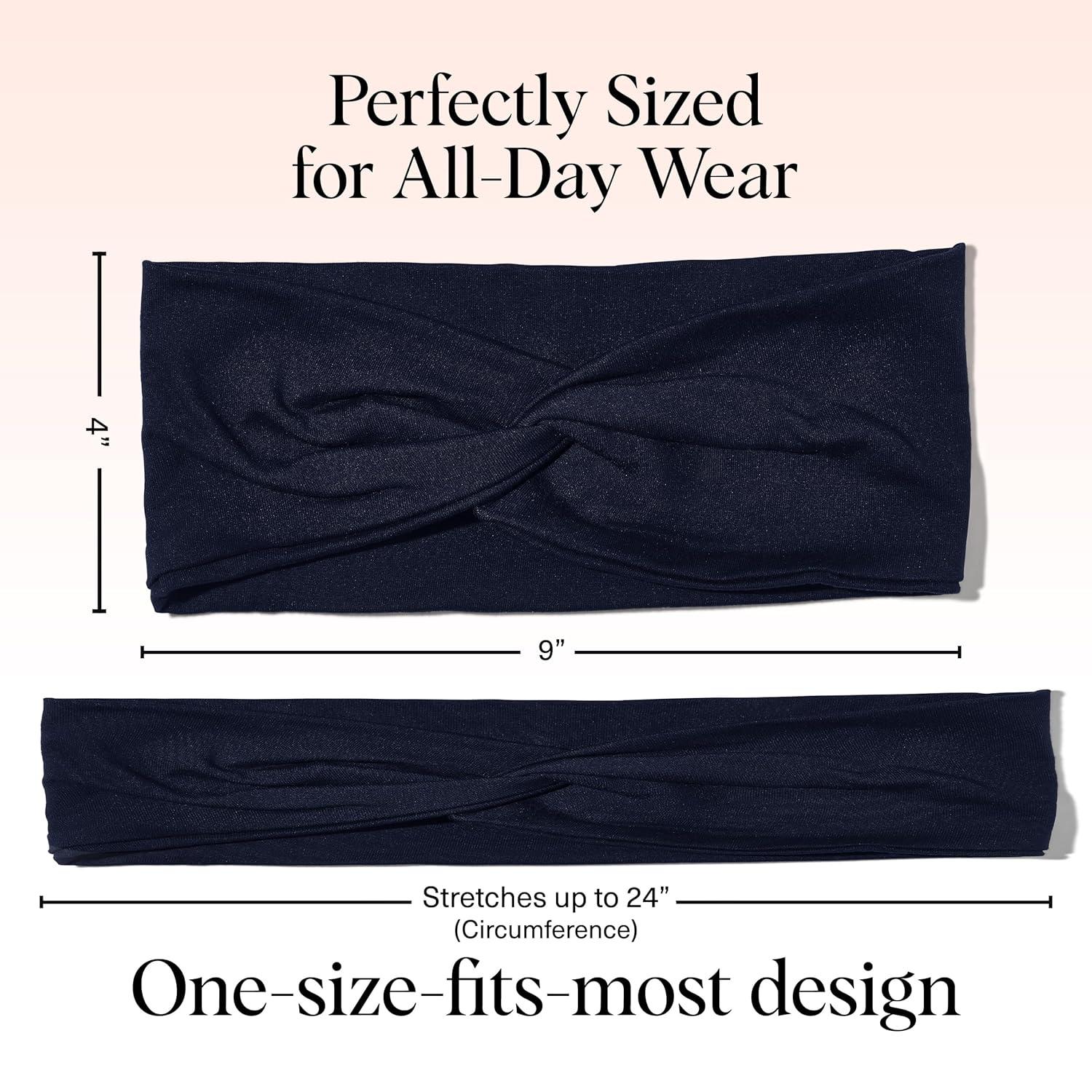 imageKitsch Wide Headbands for Women  Fashion Sports Headband for Workout Yoga Gym Running Exercise  Stretchy Head Bands for Womens Hair  Hair Accessories  Ideal Gifts for Women  Rosewood 2pcsGarden Bouquet