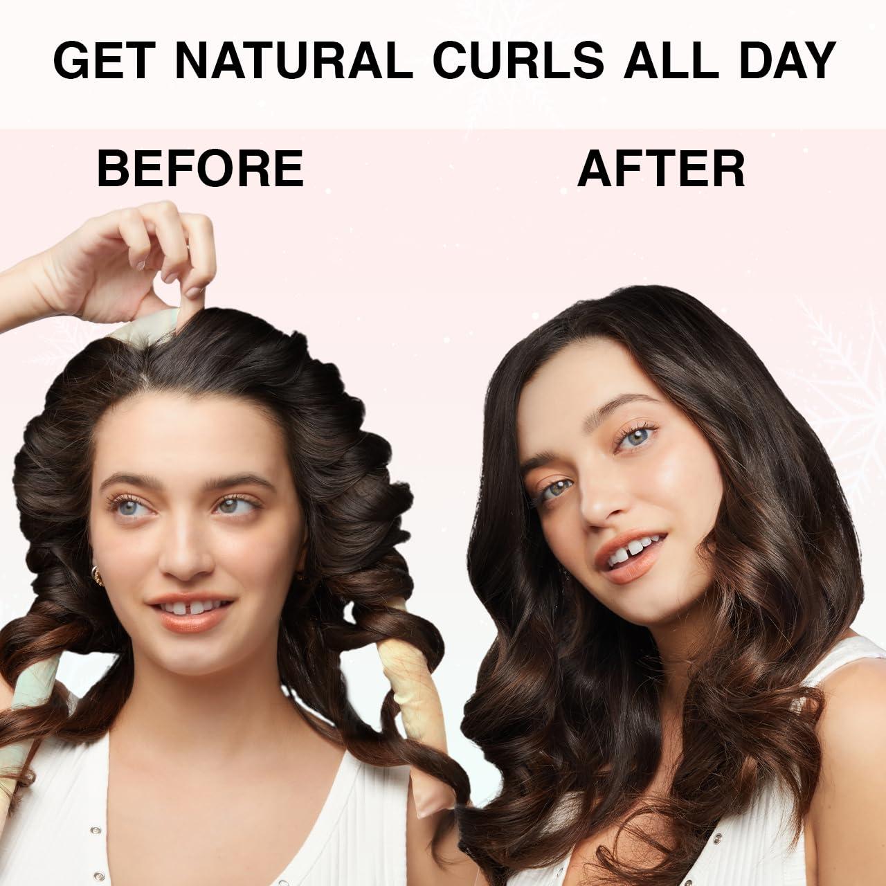 imageHello Kitty x Kitsch XL Satin Heatless Curling Set Heatless Hair Curler To Sleep In for FrizzFree ampamp Soft Curls Comes with Bow Shape Design Hair Claw and Satin Scrunchies Gifts for Women 4pc SetAura