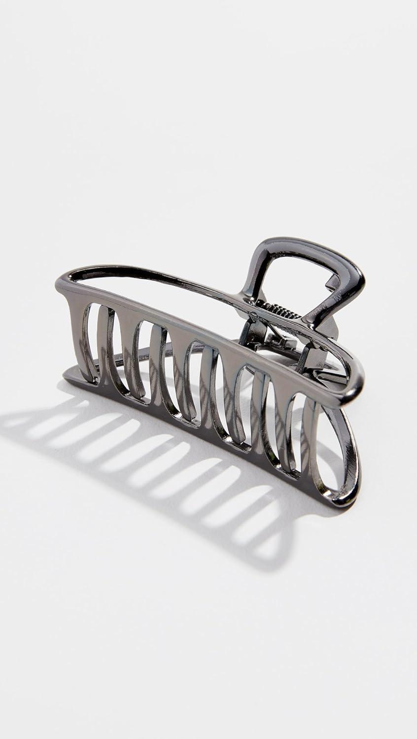 imageKitsch Metal Hair Clips for Women Durable ampamp Elegant Metal Claw Clips Perfect for Everyday Use ampamp Special Occasions Hematite Ideal Gifts for Women 1 PieceHematite