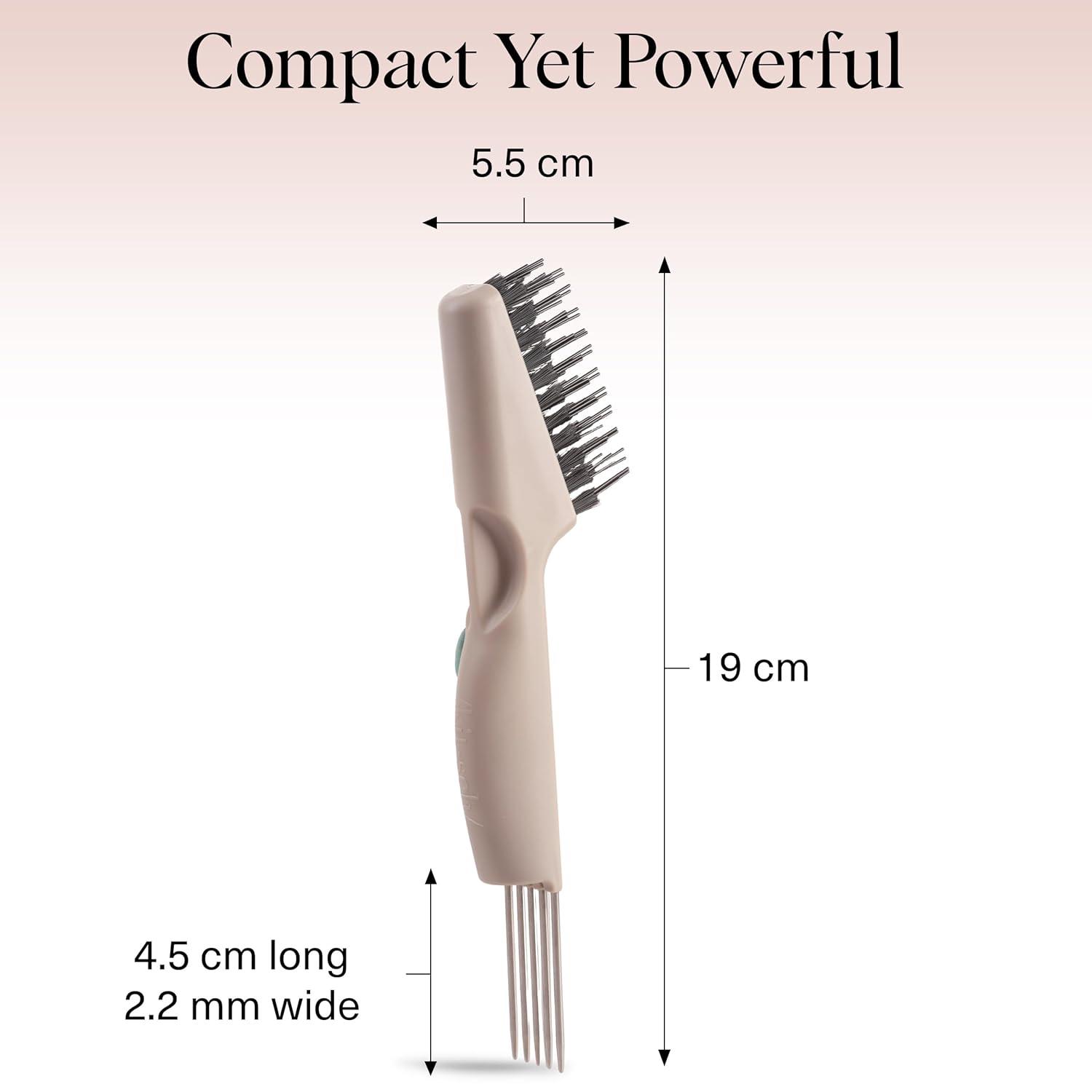 image:imageKitsch Hair Brush Cleaner Tool DoubleSided 2in1 Brush Cleaner for Hair Brushes amp Combs EcoFriendly Cleaning Tool with Pick amp Bristles Perfect Gifts for Women Hair Stylist Essentials