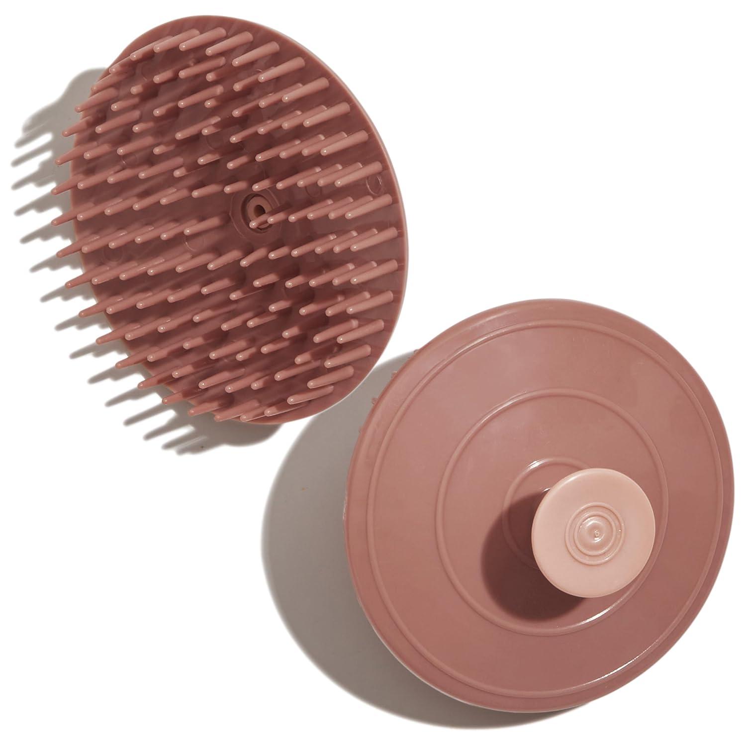 image:imageKitsch Scalp Massager for Hair Care Scalp Scrubber Shampoo Brush amp Exfoliator for All Hair Types Relaxing amp Exfoliating Terracotta