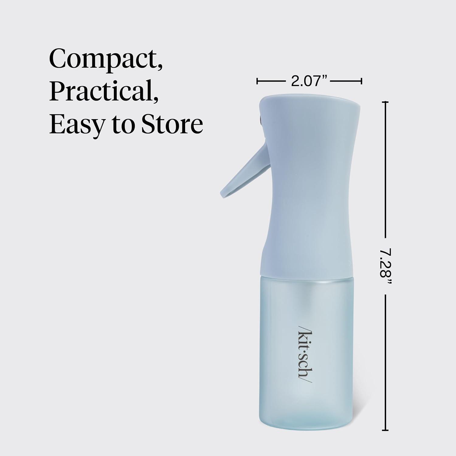 image:imageKitsch Continuous Spray Bottle for Hair Fine Mist Water Mister amp Water Spray Bottle Recycled Hair Spray Bottle Spray Bottles for Cleaning Styling Plants amp More Sheer Violet 150mlHaze Blue