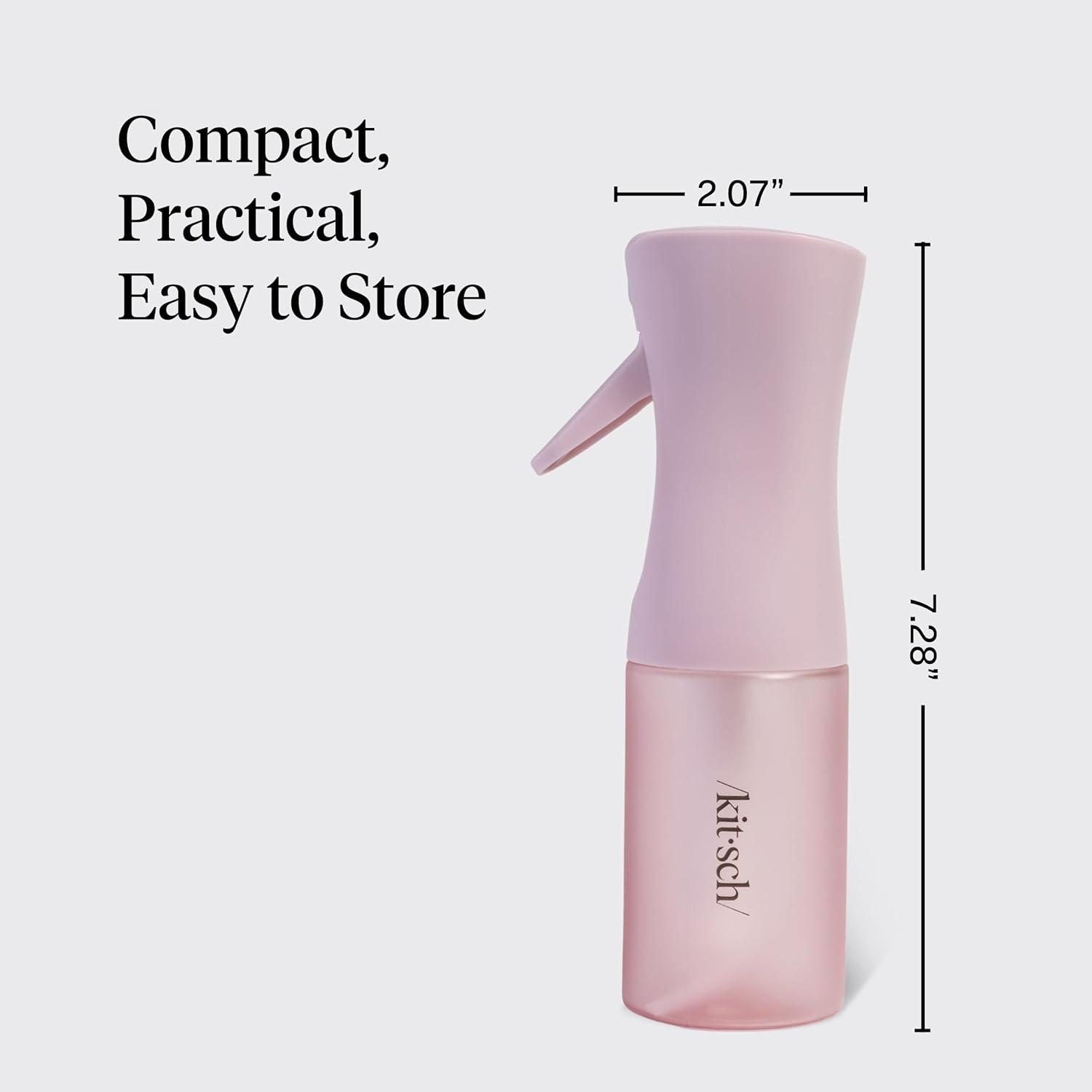 image:imageKitsch Continuous Spray Bottle for Hair Fine Mist Water Mister amp Water Spray Bottle Recycled Hair Spray Bottle Spray Bottles for Cleaning Styling Plants amp More Sheer Violet 150mlSheer Violet