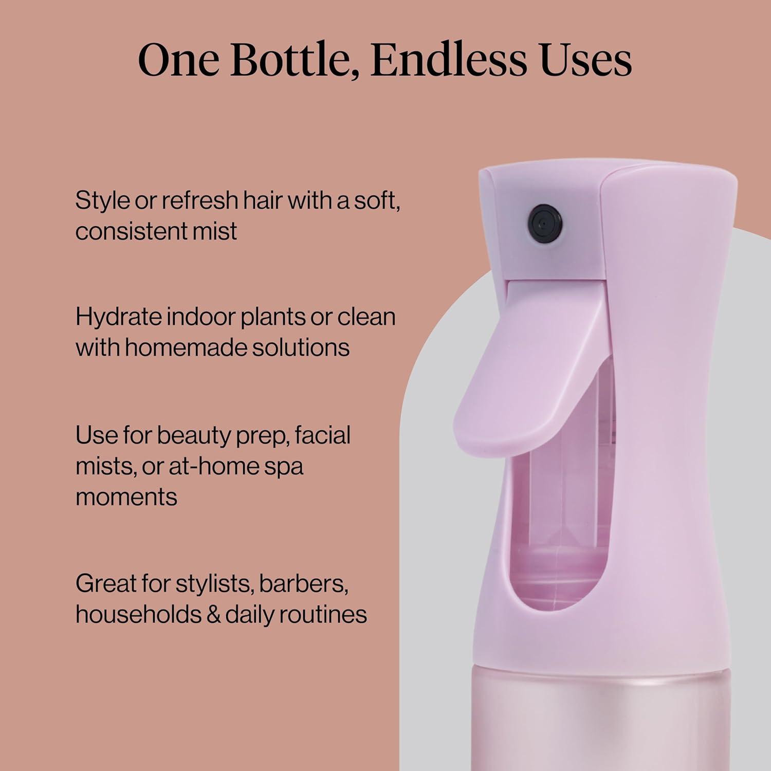 image:imageKitsch Continuous Spray Bottle for Hair Fine Mist Water Mister amp Water Spray Bottle Recycled Hair Spray Bottle Spray Bottles for Cleaning Styling Plants amp More Sheer Violet 150mlSheer Violet