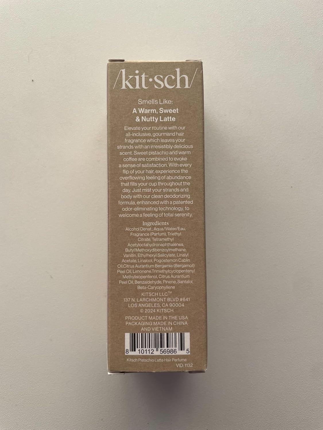 image:imageKitsch Hair Perfume for Women Oak amp Amber Clean Deodorizing amp Patented OdorEliminating Technology Hair Spray amp Body Mist Freshen Hair Body amp Pillows Berries and Blooming Jasmine Scent 50mLCoconut Warm Coffee Scent