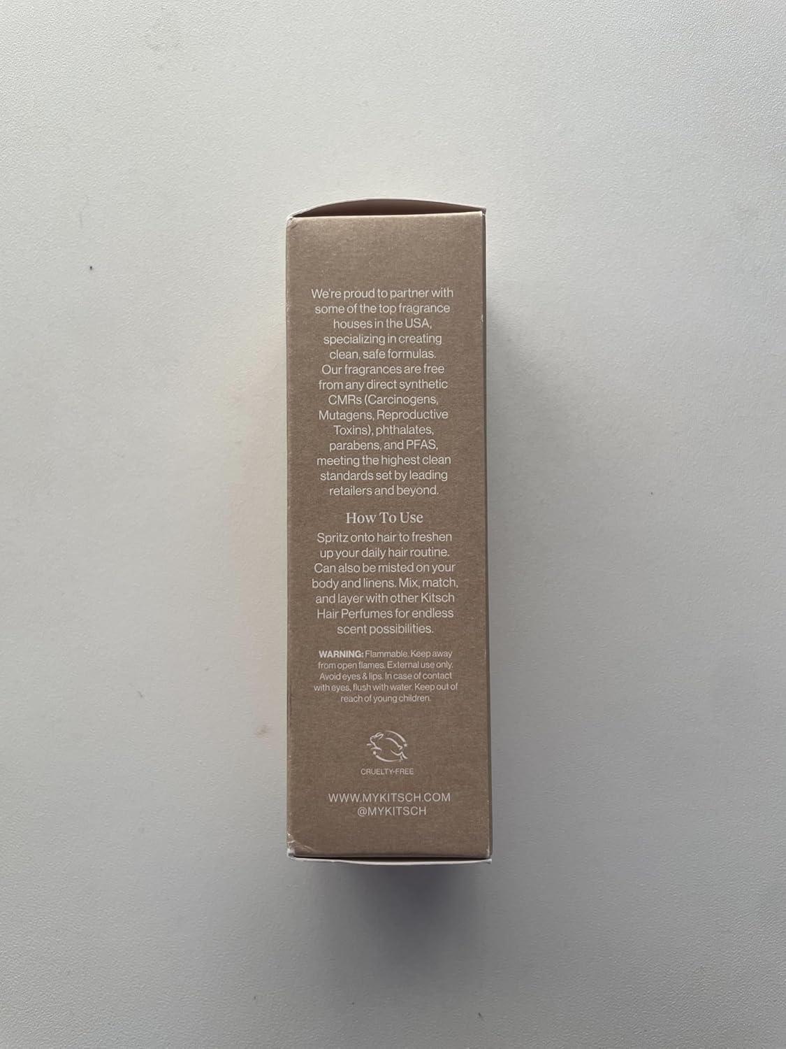 image:imageKitsch Hair Perfume for Women Oak amp Amber Clean Deodorizing amp Patented OdorEliminating Technology Hair Spray amp Body Mist Freshen Hair Body amp Pillows Berries and Blooming Jasmine Scent 50mLCoconut Warm Coffee Scent