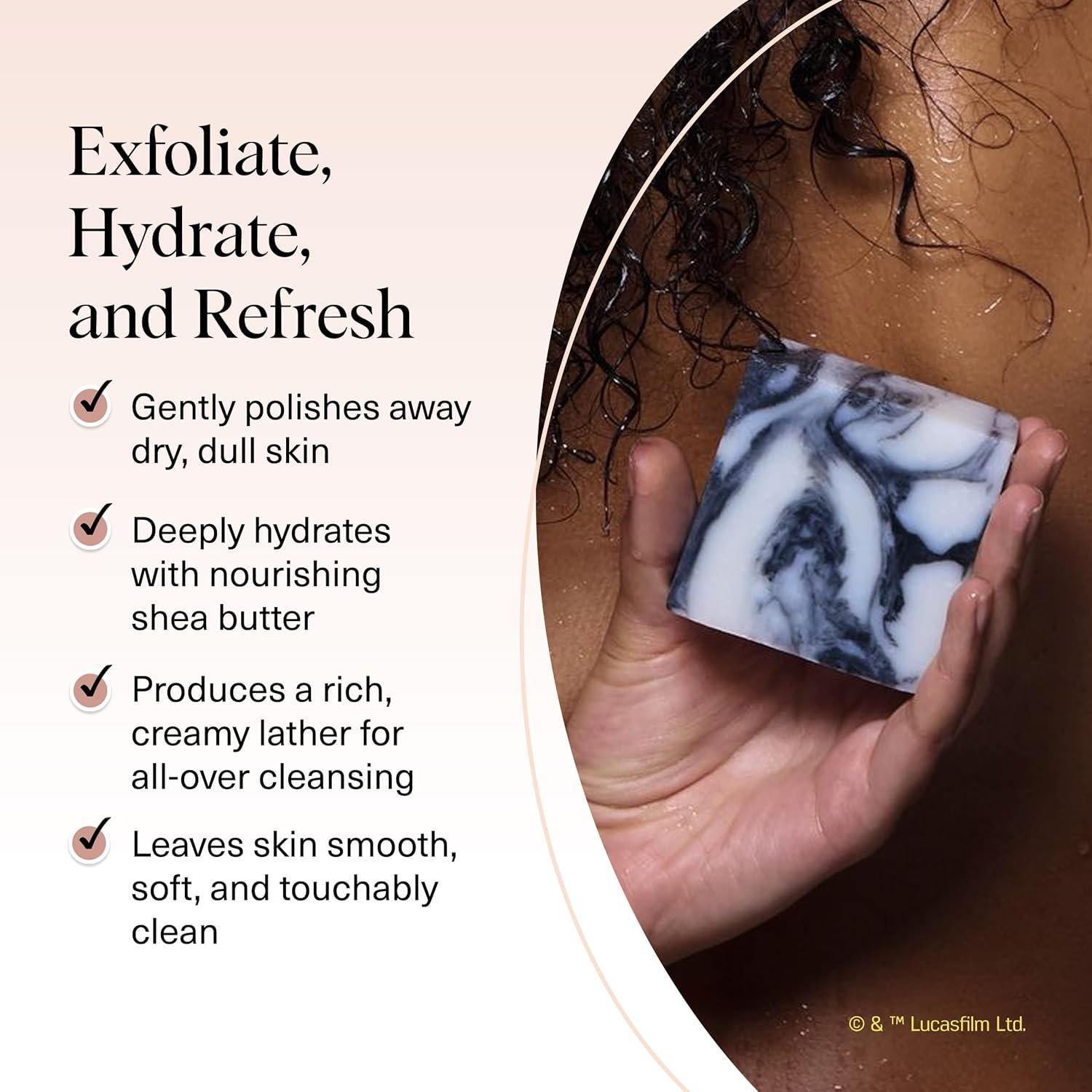 image:imageKitsch Shea Butter Exfoliating Body Wash x Star Wars Stormtrooper Design Moisturizing Bar Soap amp Gentle Soap Bar Hydrates Softens amp Soothes Skin Paraben Silicone amp SulfateFree 4 oz