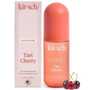 Kitsch Hair Perfume for Women – Oak & Amber | Clean, Deodorizing & Patented Odor-Eliminating Technology Hair Spray & Body Mist – Freshen Hair, Body & Pillows- Berries and Blooming Jasmine Scent – 50mL(Fruity Gourmand Scent & Vanilla)
