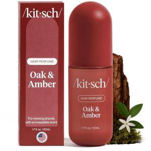 Kitsch Hair Perfume for Women – Oak & Amber | Clean, Deodorizing & Patented Odor-Eliminating Technology Hair Spray & Body Mist – Freshen Hair, Body & Pillows- Berries and Blooming Jasmine Scent – 50mL(Berries and Blooming Jasmine Scent)