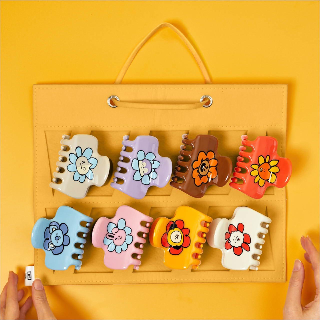 image:imageBT21 x Kitsch Claw Clip Organizer Stylish Hair Clip Holder for Girls SpaceSaving Storage for Hair Accessories Clips amp More Durable Hanging Design Ideal Gifts for Women Clips Not Included