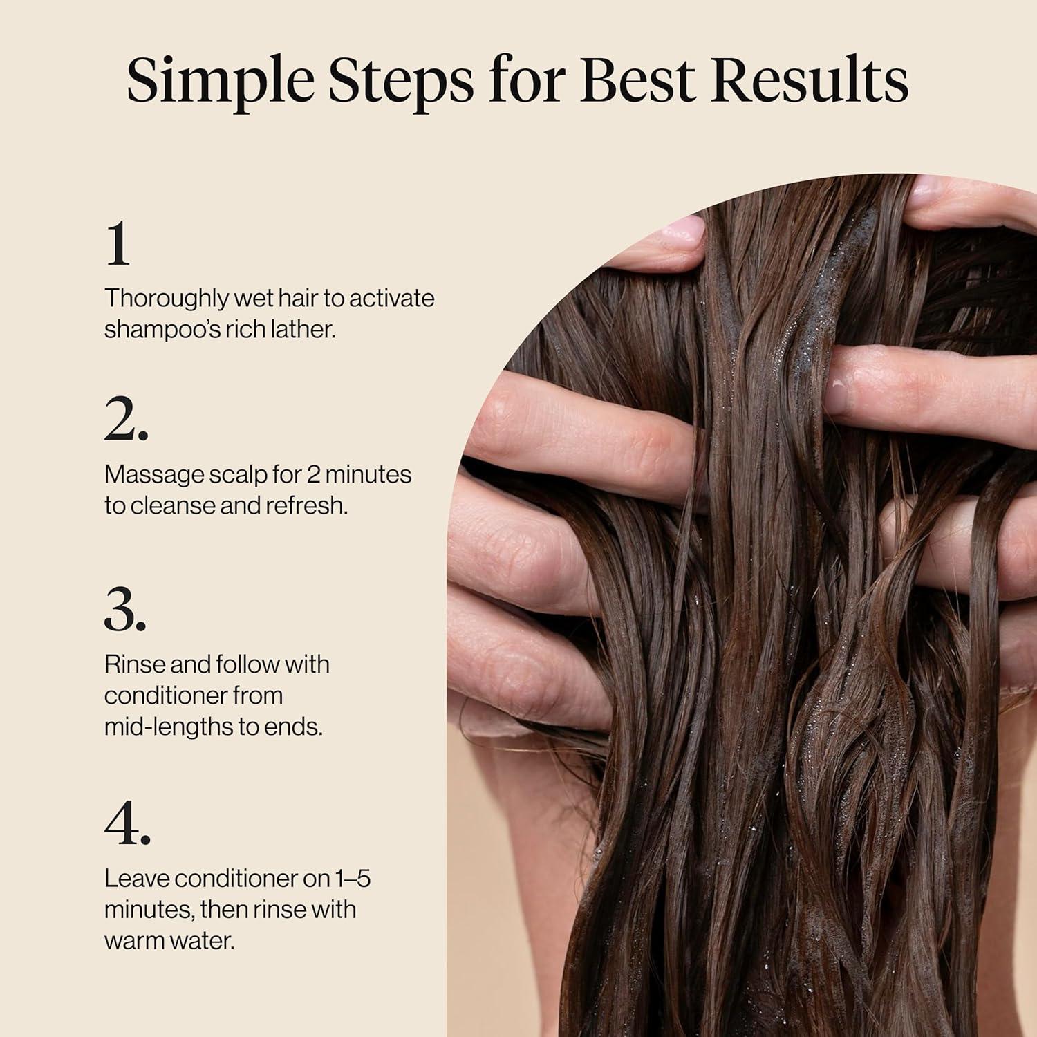 image:imageKitsch Moisturizing Coconut Oil Liquid Shampoo for Men amp Women Coconut Oil Hair Shampoo for Kinky Curly amp Coily Hair Deep Moisture Softness amp Manageability Clean ColorSafe Hair Care 123 oz