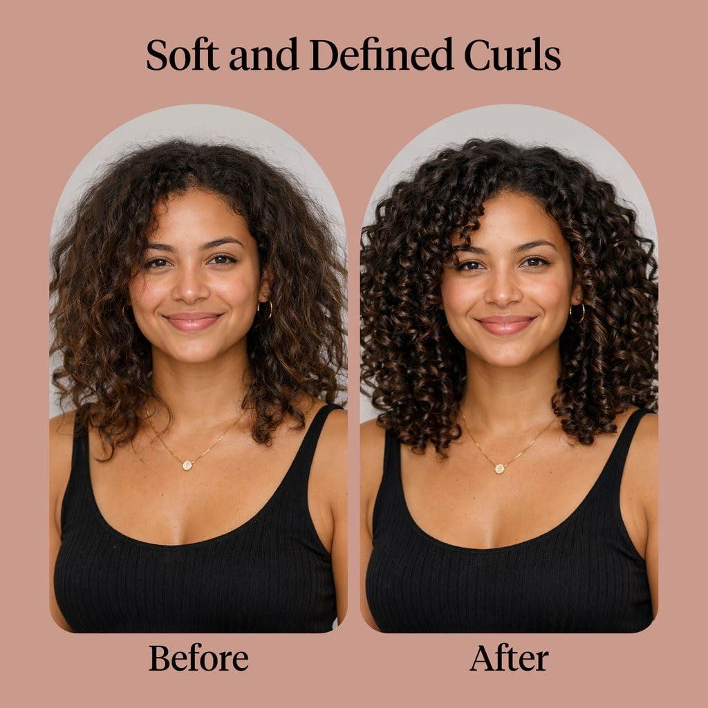 image:imageKitsch Moisturizing Curl Cream for Curly Hair Lightweight Curly Hair Products for Men amp Women Defines Curls Controls Frizz amp Boosts Shine Hydrating Curling Cream Ideal Gifts for Women