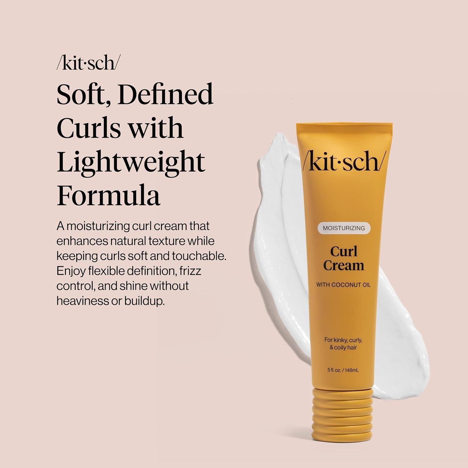 image:imageKitsch Moisturizing Curl Cream for Curly Hair Lightweight Curly Hair Products for Men amp Women Defines Curls Controls Frizz amp Boosts Shine Hydrating Curling Cream Ideal Gifts for Women