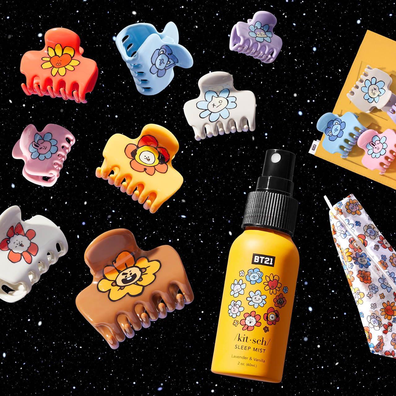 image:imageKitsch x Hello Kitty Medium Hair Clips for Women Strong Hold Claw Clips for Thick or Thin Hair Recycled Plastic NonSlip Durable Ideal Gifts For Women White with Red BowsCooky