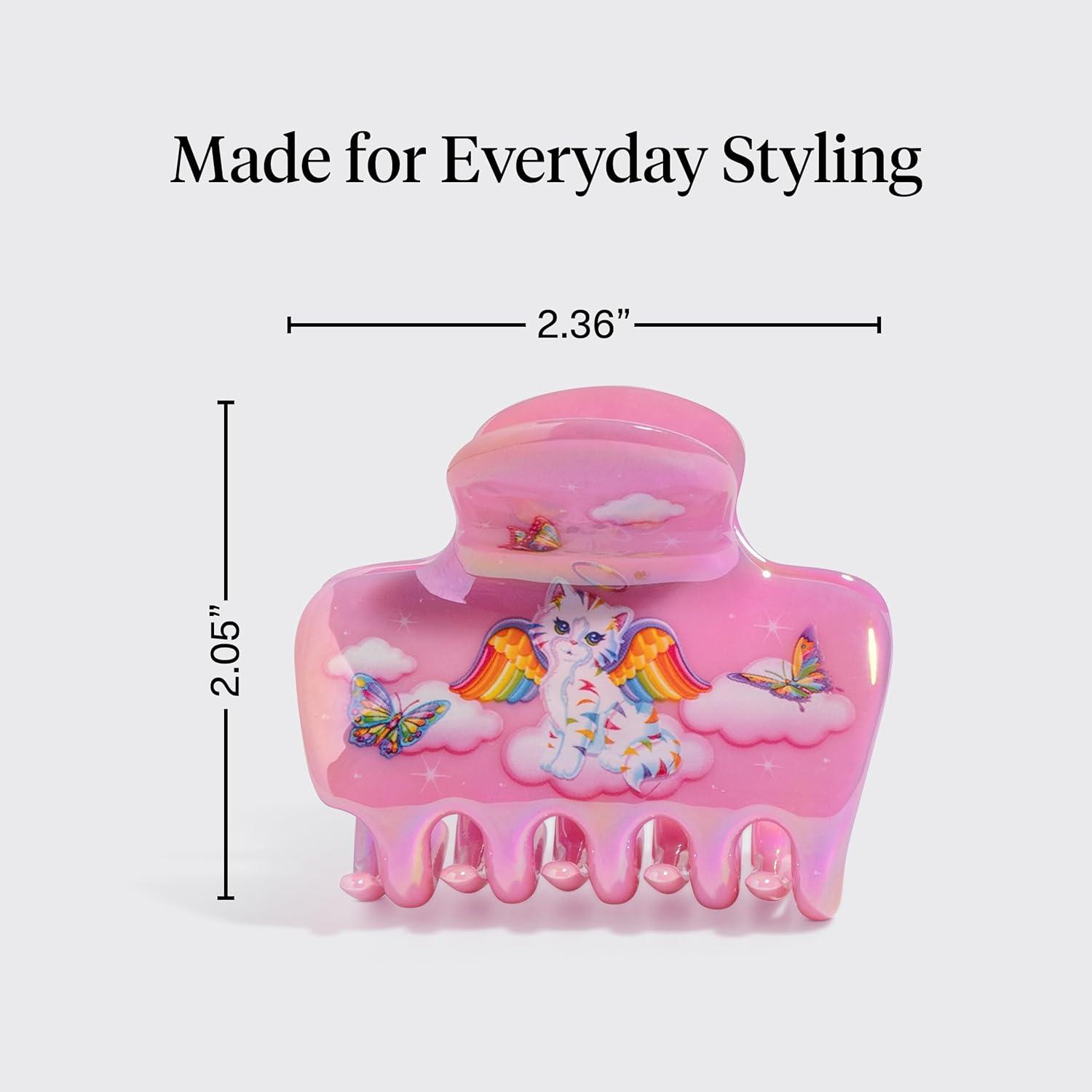 image:imageKitsch x Hello Kitty Medium Hair Clips for Women Strong Hold Claw Clips for Thick or Thin Hair Recycled Plastic NonSlip Durable Ideal Gifts For Women White with Red BowsAngel Kitty
