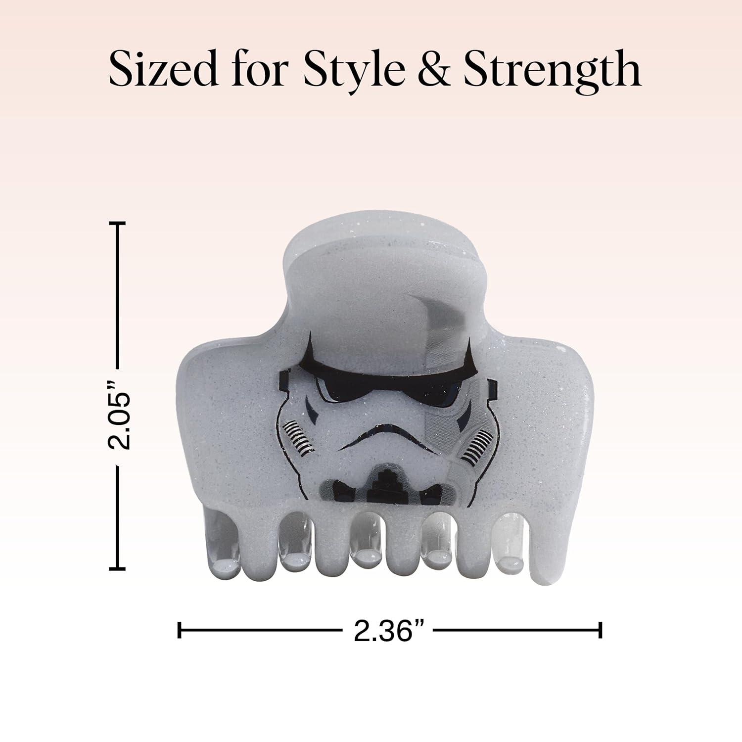 image:imageKitsch x Hello Kitty Medium Hair Clips for Women Strong Hold Claw Clips for Thick or Thin Hair Recycled Plastic NonSlip Durable Ideal Gifts For Women White with Red BowsStormtrooper