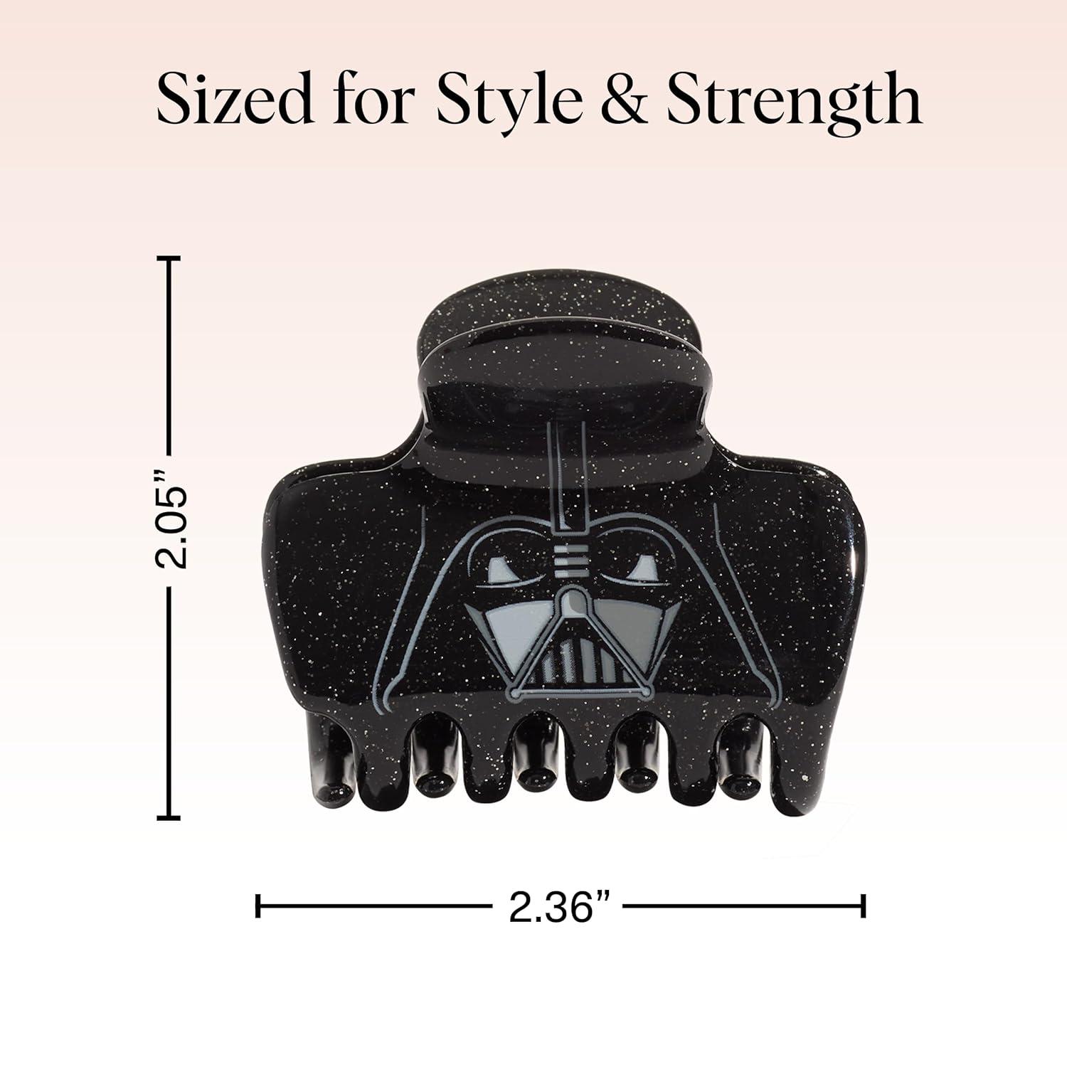 image:imageKitsch x Hello Kitty Medium Hair Clips for Women Strong Hold Claw Clips for Thick or Thin Hair Recycled Plastic NonSlip Durable Ideal Gifts For Women White with Red BowsDarth Vader