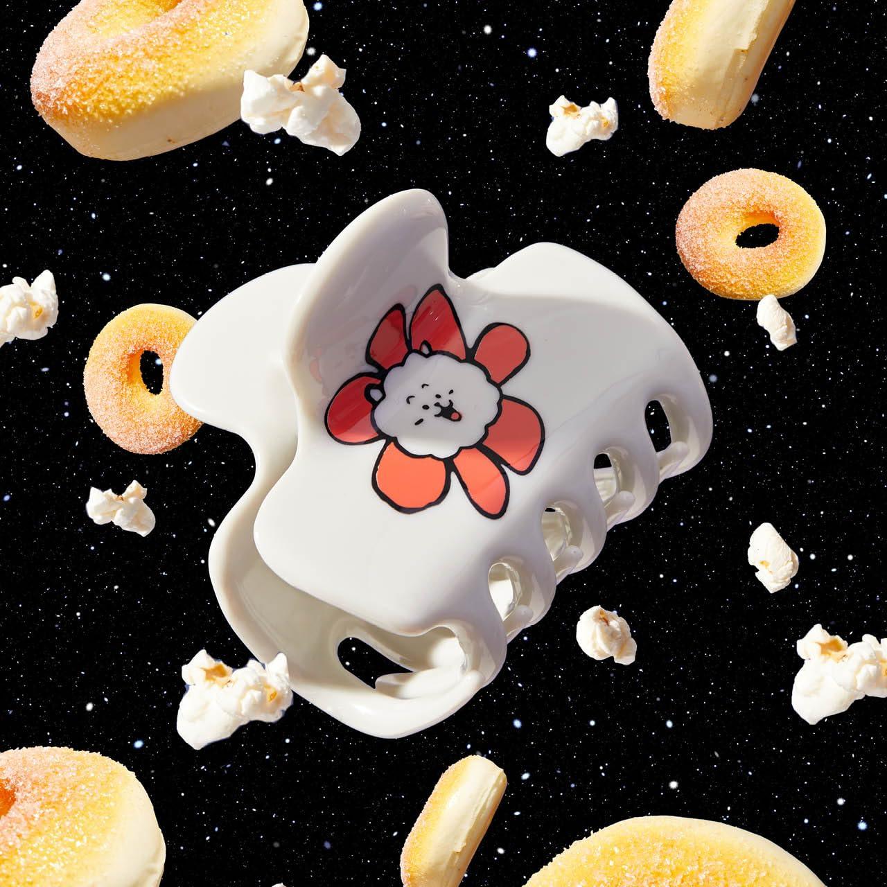 image:imageKitsch x Hello Kitty Medium Hair Clips for Women Strong Hold Claw Clips for Thick or Thin Hair Recycled Plastic NonSlip Durable Ideal Gifts For Women White with Red BowsRJ