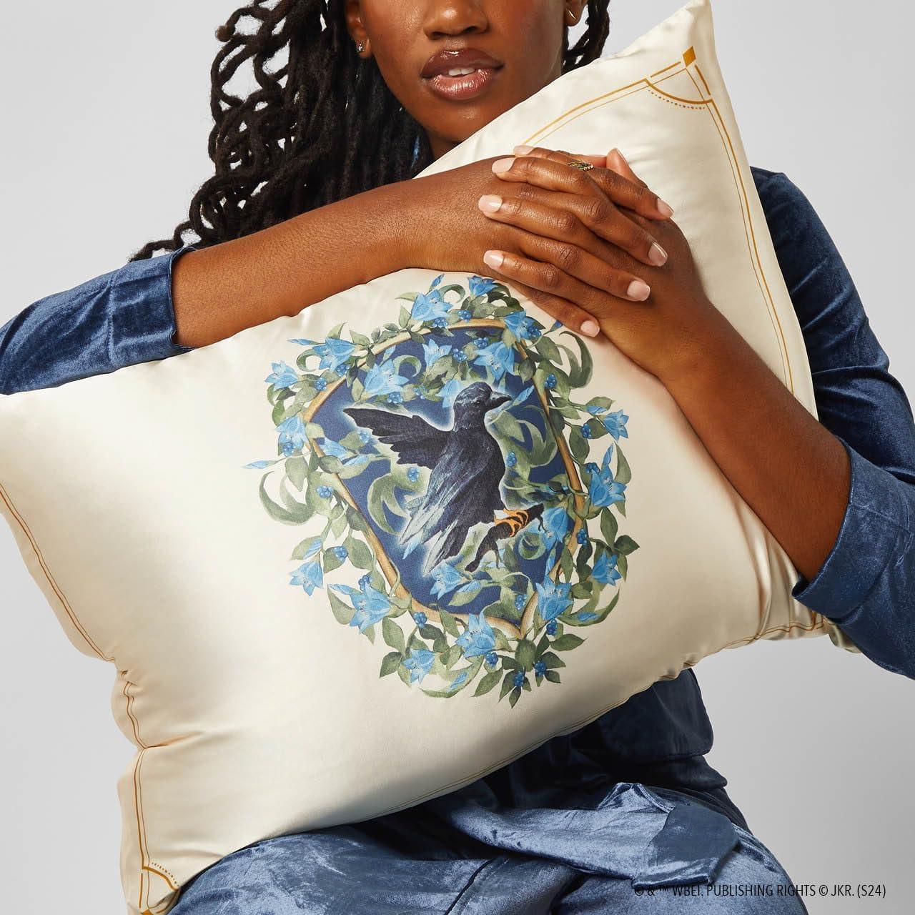 image:imageLisa Frank x Kitsch Satin Pillowcase with Zipper for Hair amp Skin Softer Than Silk Pillow Cases Smooth Cooling Satin Pillow Case WrinkleFree King Size Satin Pillow Case 19x36 Rainbow LeopardHarry Potter Ravenclaw