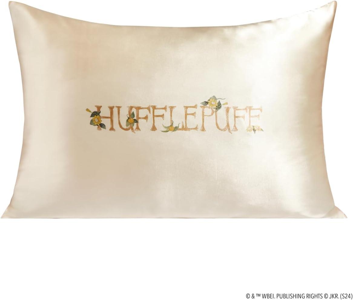 image:imageLisa Frank x Kitsch Satin Pillowcase with Zipper for Hair amp Skin Softer Than Silk Pillow Cases Smooth Cooling Satin Pillow Case WrinkleFree King Size Satin Pillow Case 19x36 Rainbow LeopardHarry Potter Hufflepuff