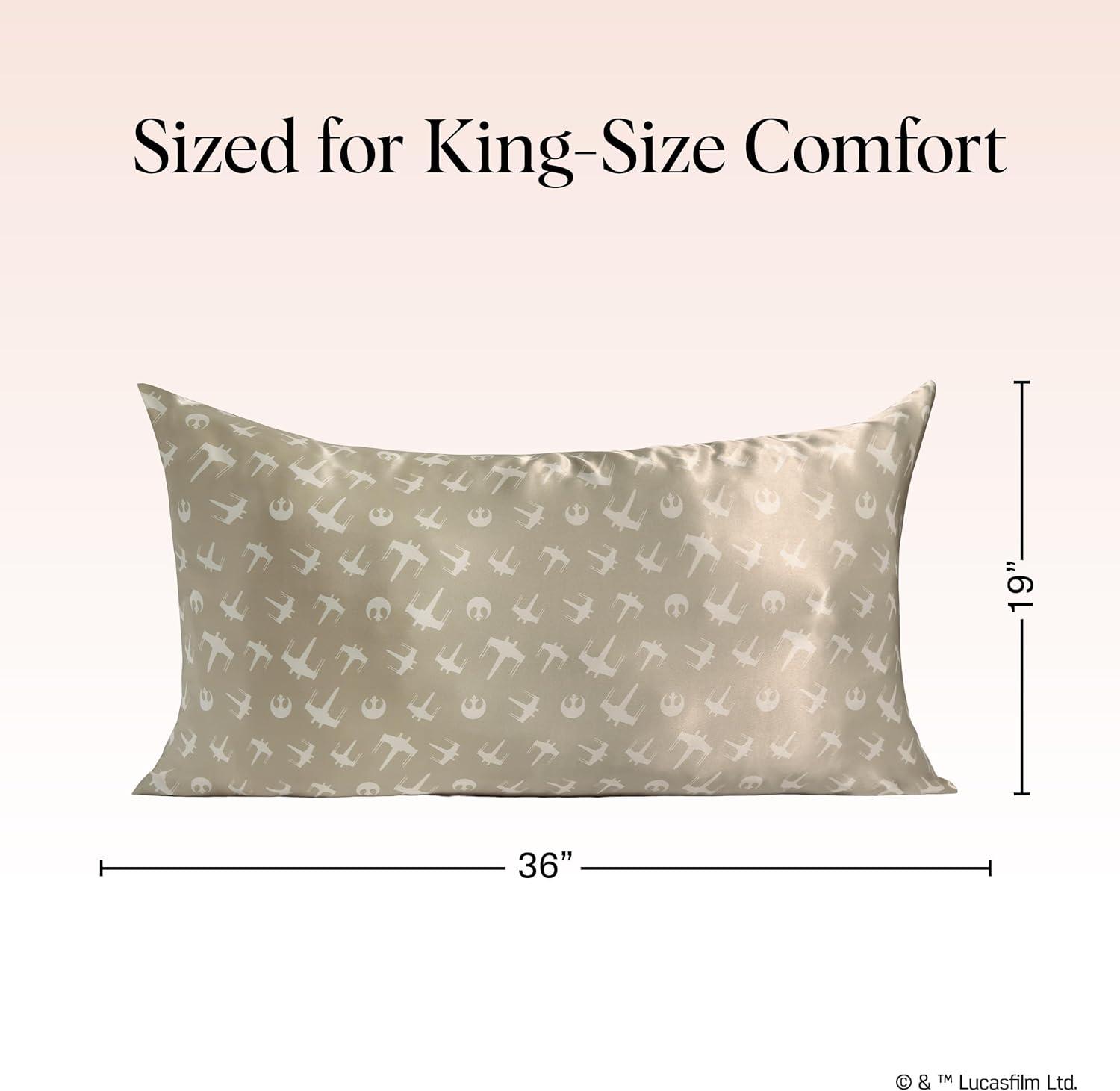 image:imageLisa Frank x Kitsch Satin Pillowcase with Zipper for Hair amp Skin Softer Than Silk Pillow Cases Smooth Cooling Satin Pillow Case WrinkleFree King Size Satin Pillow Case 19x36 Rainbow LeopardRebel Alliance