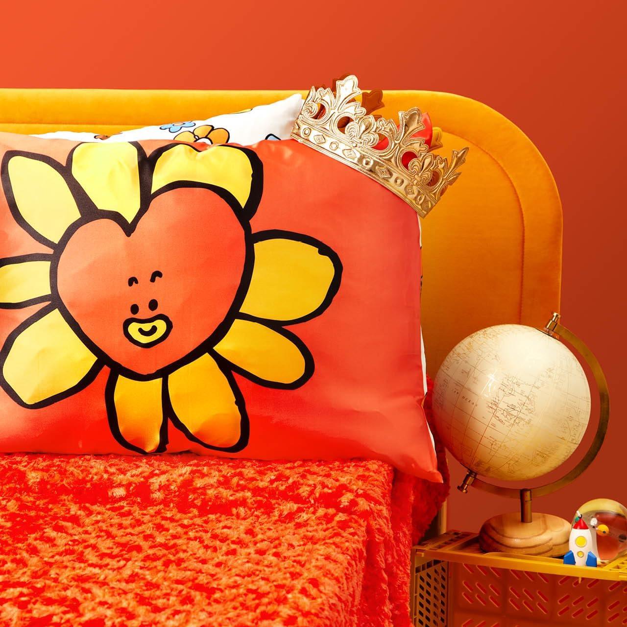 image:imageLisa Frank x Kitsch Satin Pillowcase with Zipper for Hair amp Skin Softer Than Silk Pillow Cases Smooth Cooling Satin Pillow Case WrinkleFree King Size Satin Pillow Case 19x36 Rainbow LeopardBt21 Tata