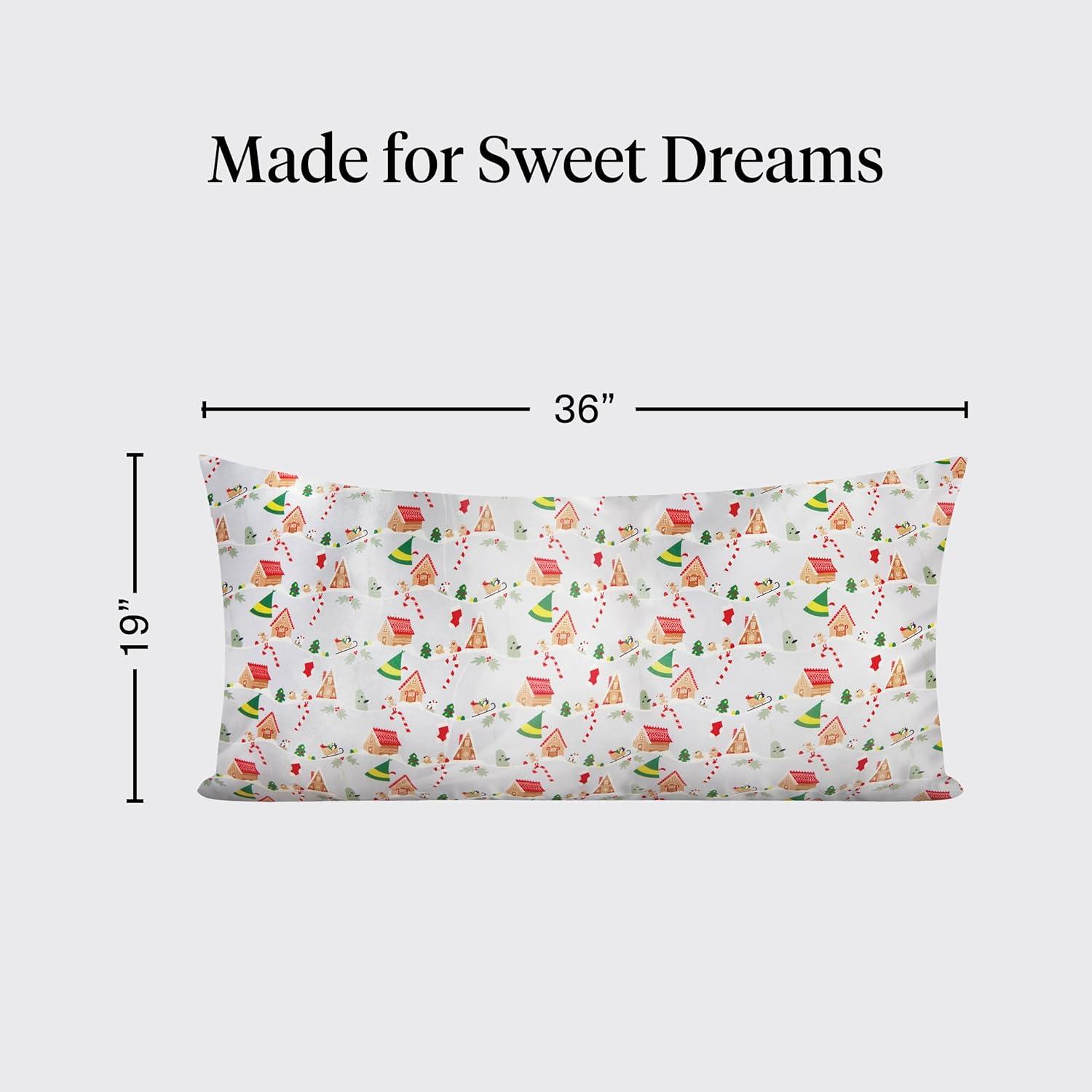 image:imageLisa Frank x Kitsch Satin Pillowcase with Zipper for Hair amp Skin Softer Than Silk Pillow Cases Smooth Cooling Satin Pillow Case WrinkleFree King Size Satin Pillow Case 19x36 Rainbow LeopardElf Periwinkle Christmas