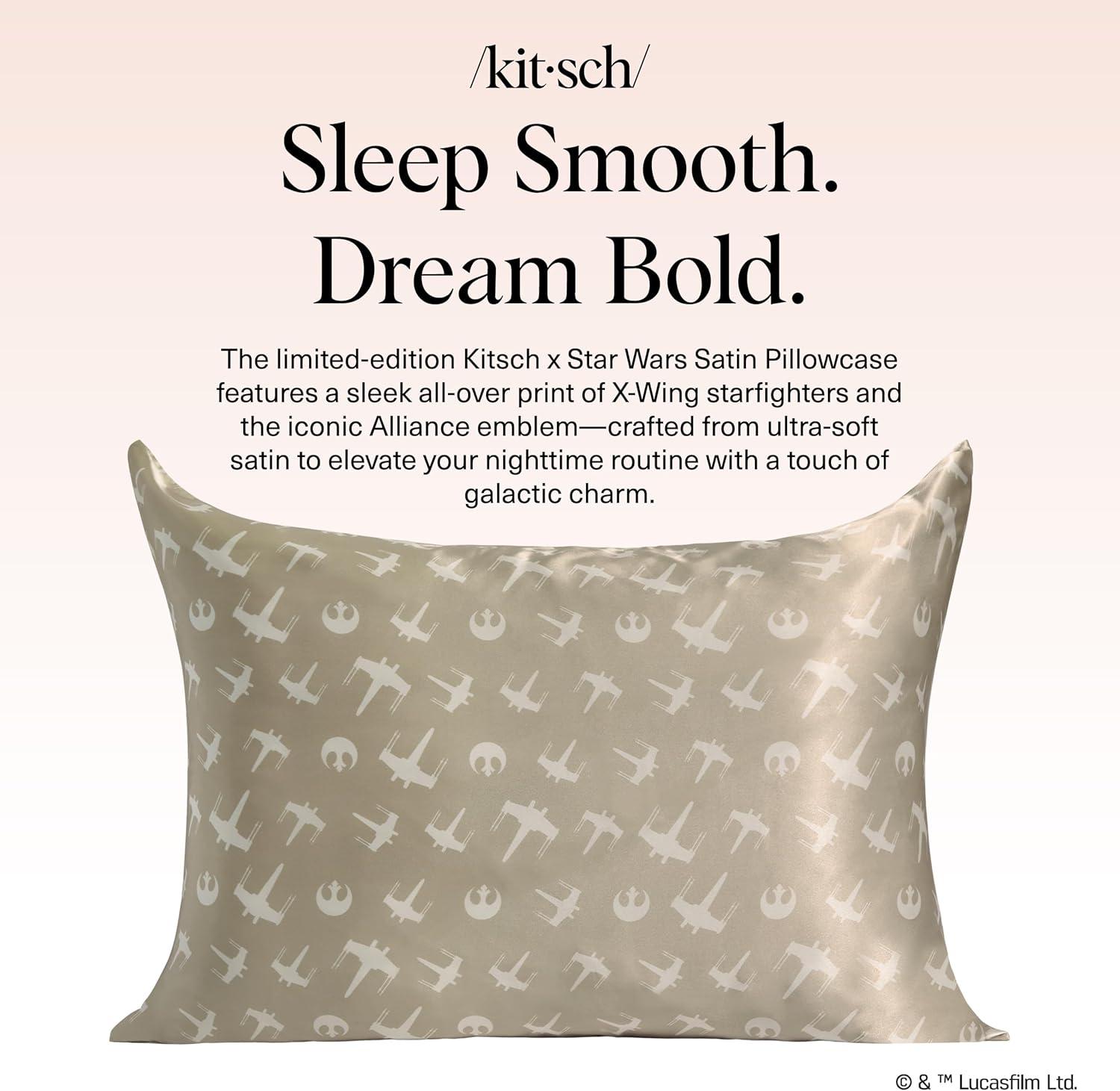 image:imageLisa Frank x Kitsch Satin Pillowcase with Zipper for Hair amp Skin Softer Than Silk Pillow Cases Smooth Cooling Satin Pillow Case WrinkleFree King Size Satin Pillow Case 19x36 Rainbow LeopardRebel Alliance