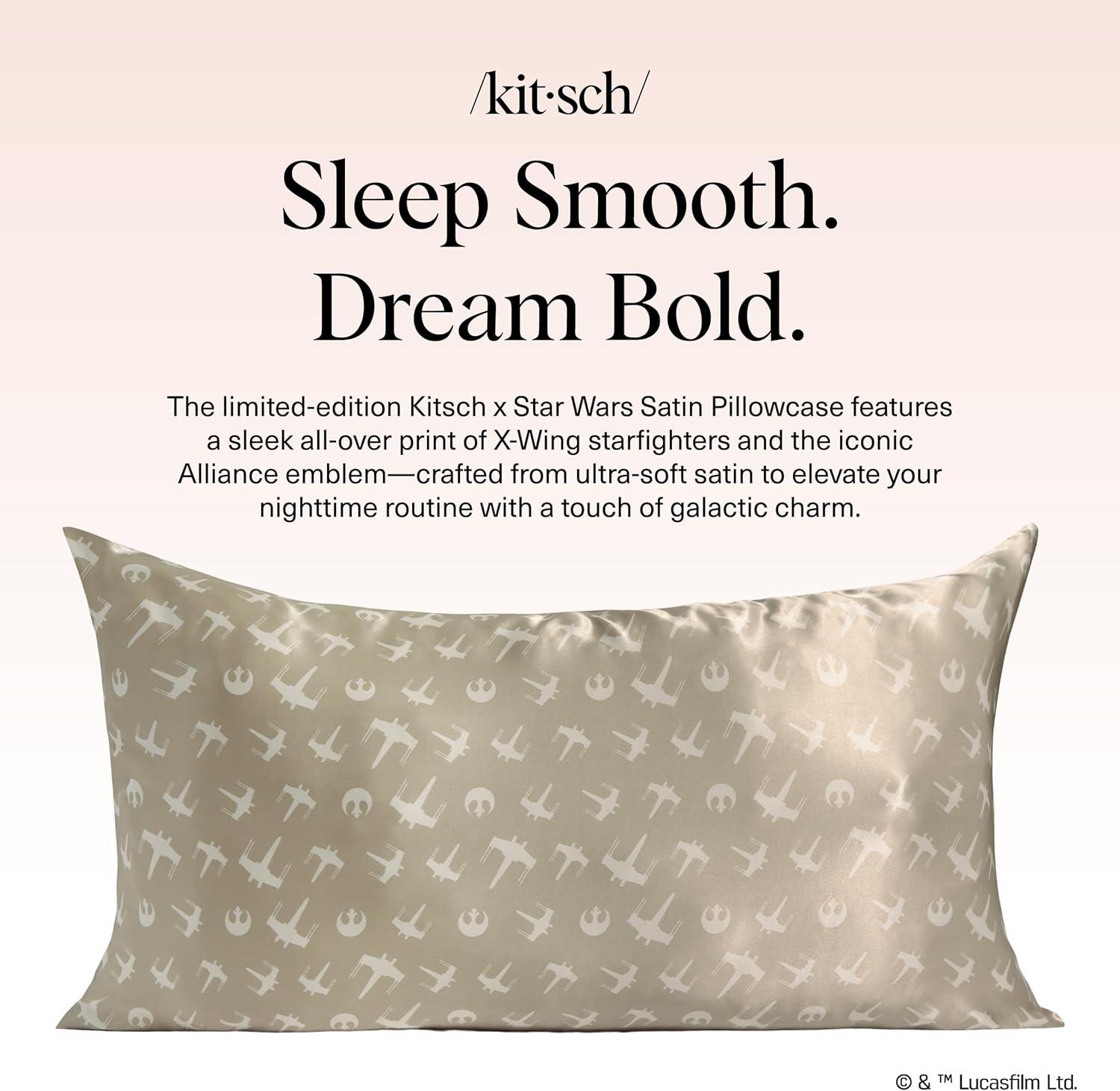 image:imageLisa Frank x Kitsch Satin Pillowcase with Zipper for Hair amp Skin Softer Than Silk Pillow Cases Smooth Cooling Satin Pillow Case WrinkleFree King Size Satin Pillow Case 19x36 Rainbow LeopardRebel Alliance