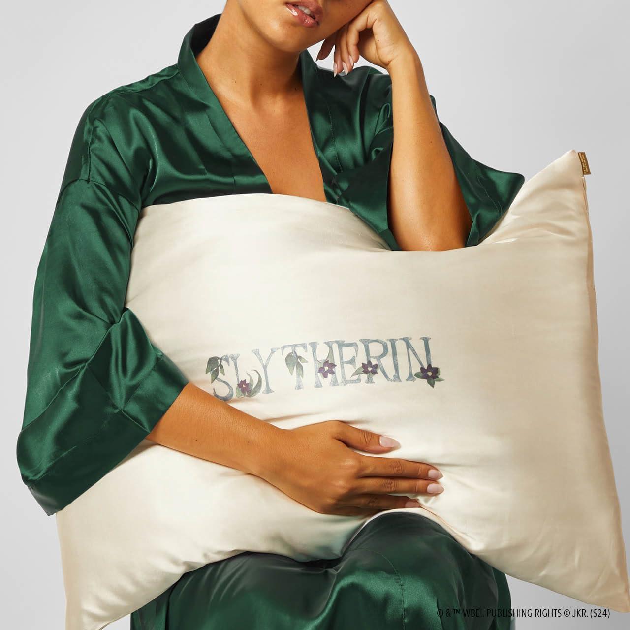 image:imageLisa Frank x Kitsch Satin Pillowcase with Zipper for Hair amp Skin Softer Than Silk Pillow Cases Smooth Cooling Satin Pillow Case WrinkleFree King Size Satin Pillow Case 19x36 Rainbow LeopardHarry Potter Slytherin