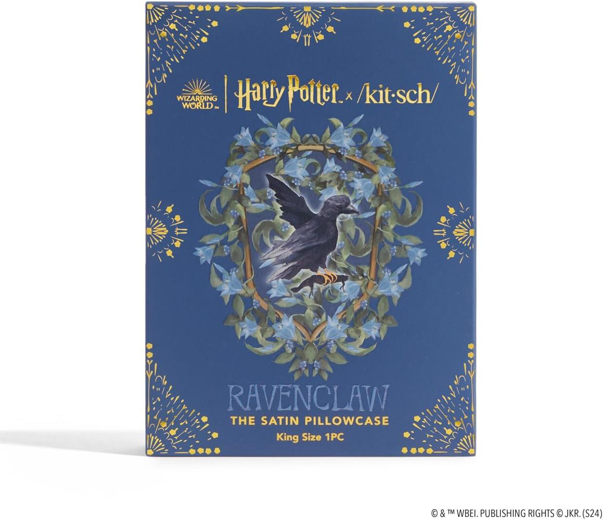 image:imageLisa Frank x Kitsch Satin Pillowcase with Zipper for Hair amp Skin Softer Than Silk Pillow Cases Smooth Cooling Satin Pillow Case WrinkleFree King Size Satin Pillow Case 19x36 Rainbow LeopardHarry Potter Ravenclaw