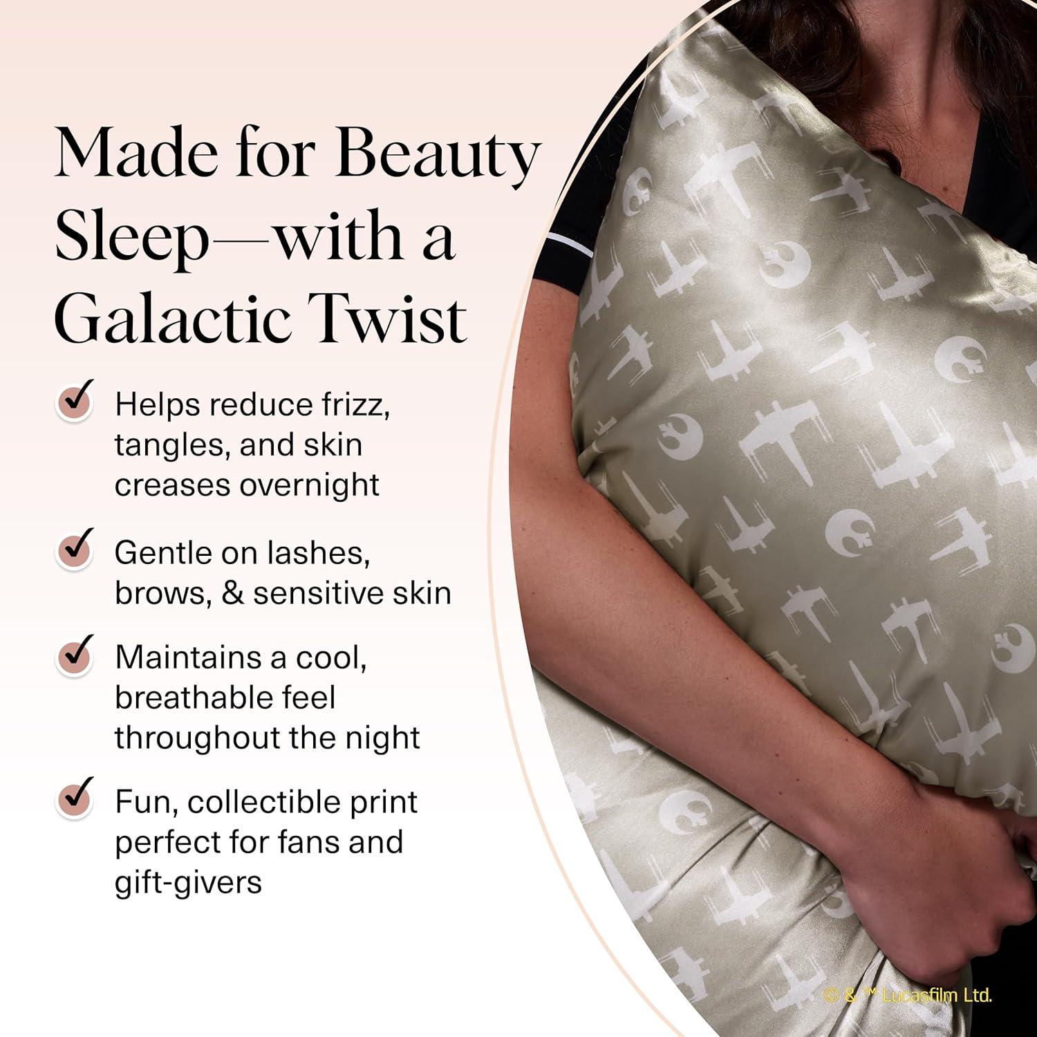 image:imageLisa Frank x Kitsch Satin Pillowcase with Zipper for Hair amp Skin Softer Than Silk Pillow Cases Smooth Cooling Satin Pillow Case WrinkleFree King Size Satin Pillow Case 19x36 Rainbow LeopardRebel Alliance