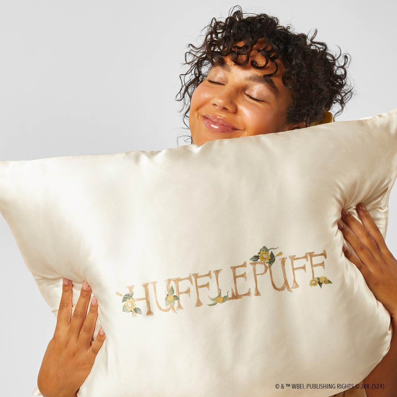 image:imageLisa Frank x Kitsch Satin Pillowcase with Zipper for Hair amp Skin Softer Than Silk Pillow Cases Smooth Cooling Satin Pillow Case WrinkleFree King Size Satin Pillow Case 19x36 Rainbow LeopardHarry Potter Hufflepuff