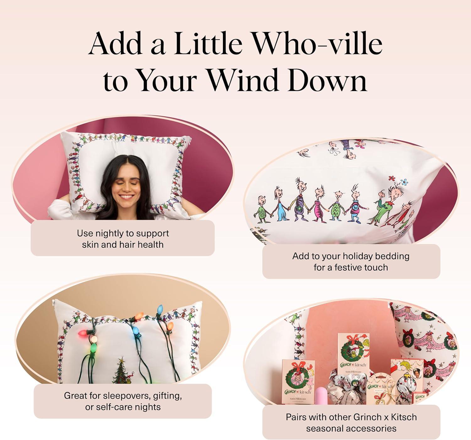 image:imageLisa Frank x Kitsch Satin Pillowcase with Zipper for Hair amp Skin Softer Than Silk Pillow Cases Smooth Cooling Satin Pillow Case WrinkleFree King Size Satin Pillow Case 19x36 Rainbow LeopardWhoville