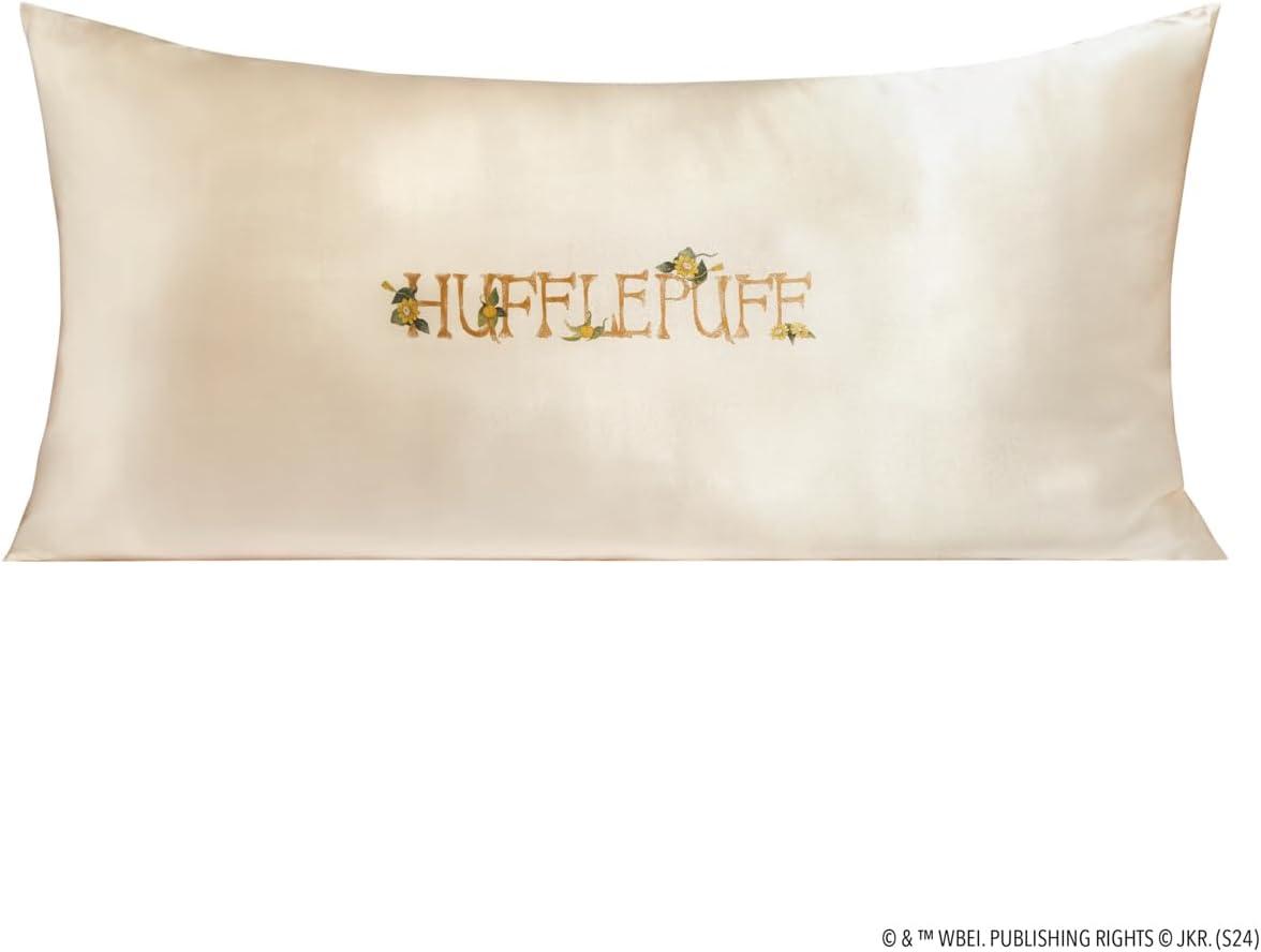 image:imageLisa Frank x Kitsch Satin Pillowcase with Zipper for Hair amp Skin Softer Than Silk Pillow Cases Smooth Cooling Satin Pillow Case WrinkleFree King Size Satin Pillow Case 19x36 Rainbow LeopardHarry Potter Hufflepuff