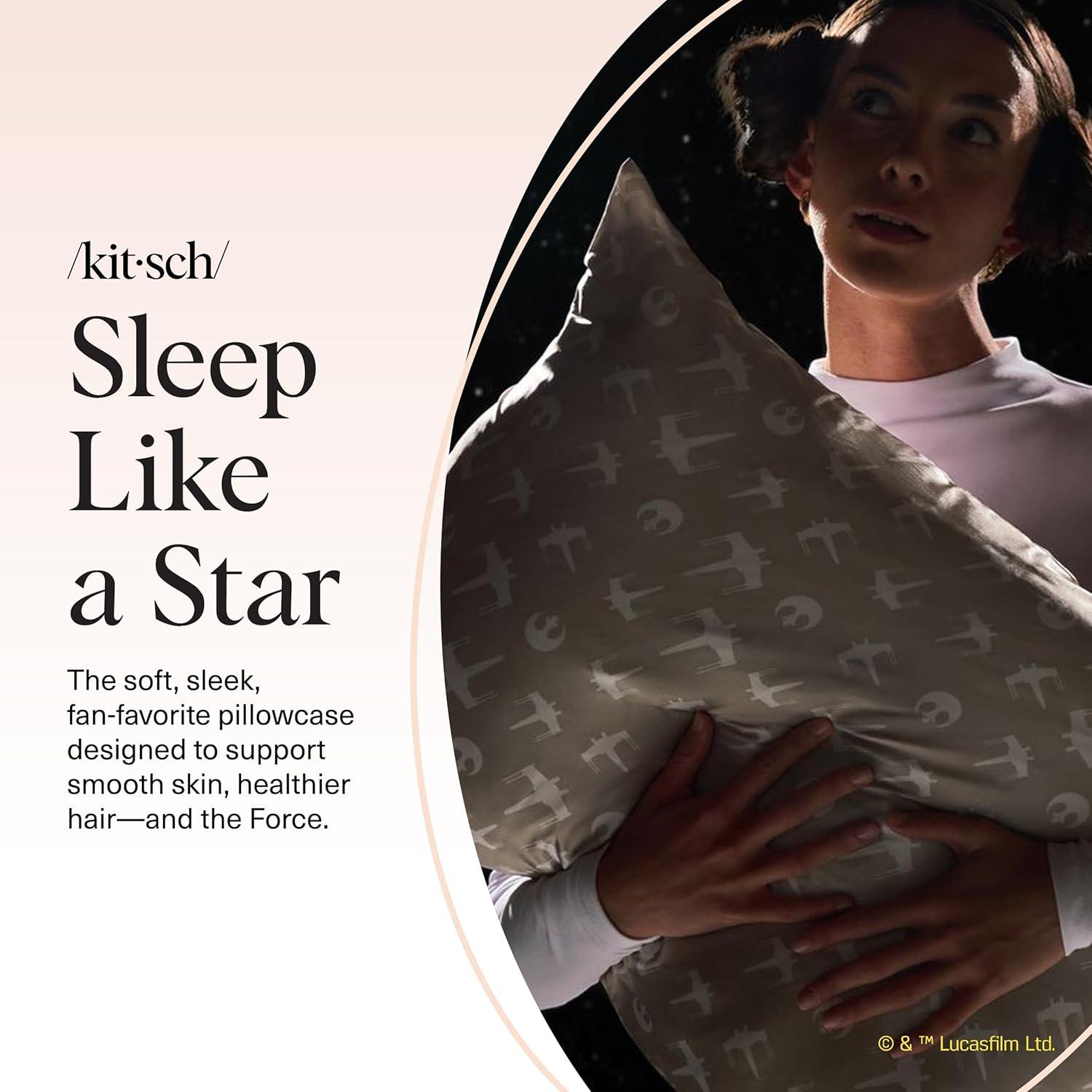 image:imageLisa Frank x Kitsch Satin Pillowcase with Zipper for Hair amp Skin Softer Than Silk Pillow Cases Smooth Cooling Satin Pillow Case WrinkleFree King Size Satin Pillow Case 19x36 Rainbow LeopardRebel Alliance