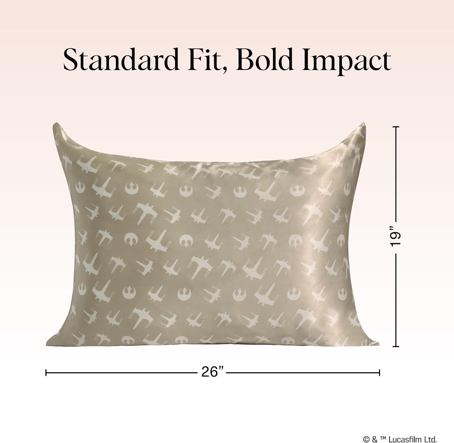 image:imageLisa Frank x Kitsch Satin Pillowcase with Zipper for Hair amp Skin Softer Than Silk Pillow Cases Smooth Cooling Satin Pillow Case WrinkleFree King Size Satin Pillow Case 19x36 Rainbow LeopardRebel Alliance