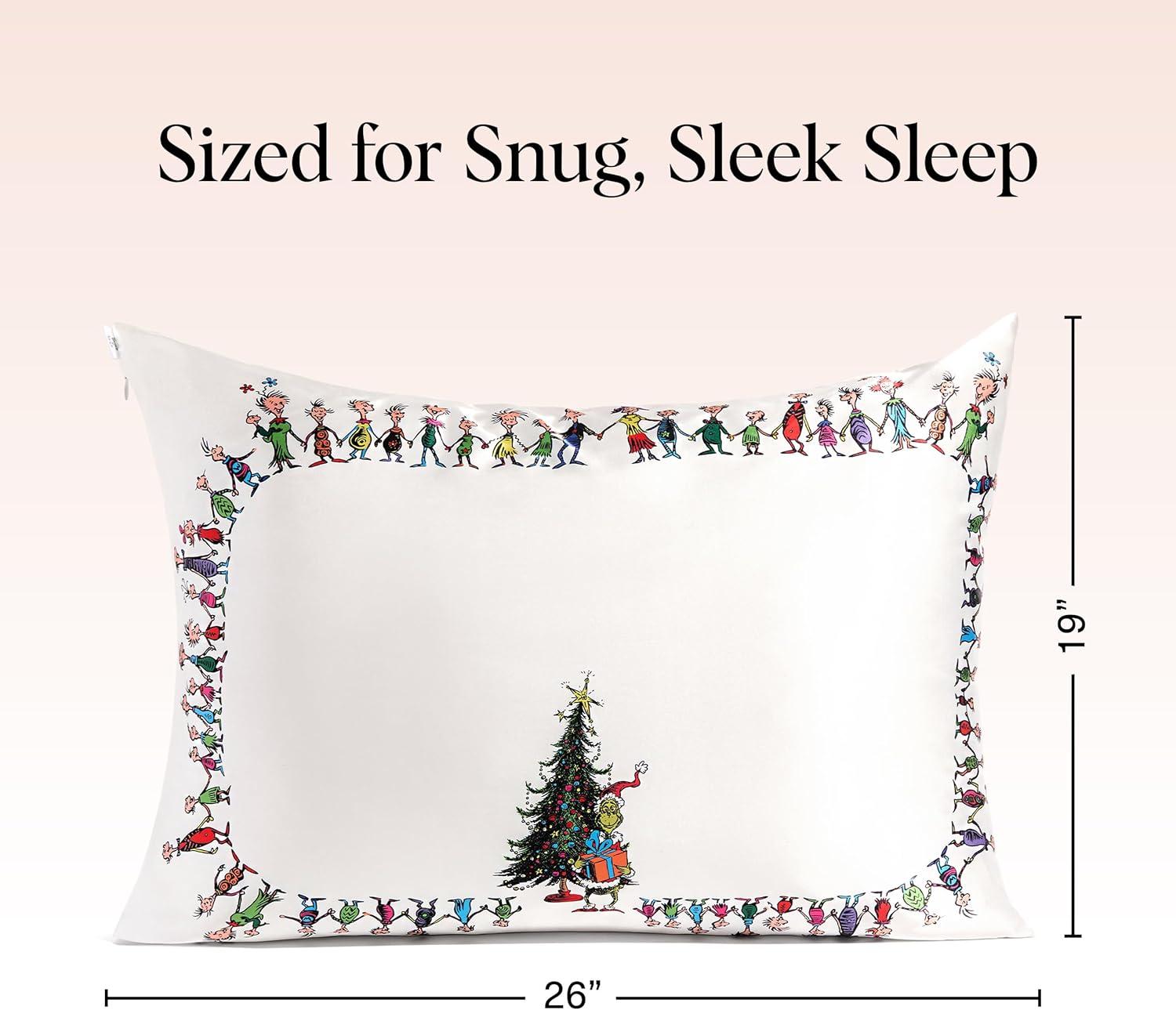 image:imageLisa Frank x Kitsch Satin Pillowcase with Zipper for Hair amp Skin Softer Than Silk Pillow Cases Smooth Cooling Satin Pillow Case WrinkleFree King Size Satin Pillow Case 19x36 Rainbow LeopardWhoville
