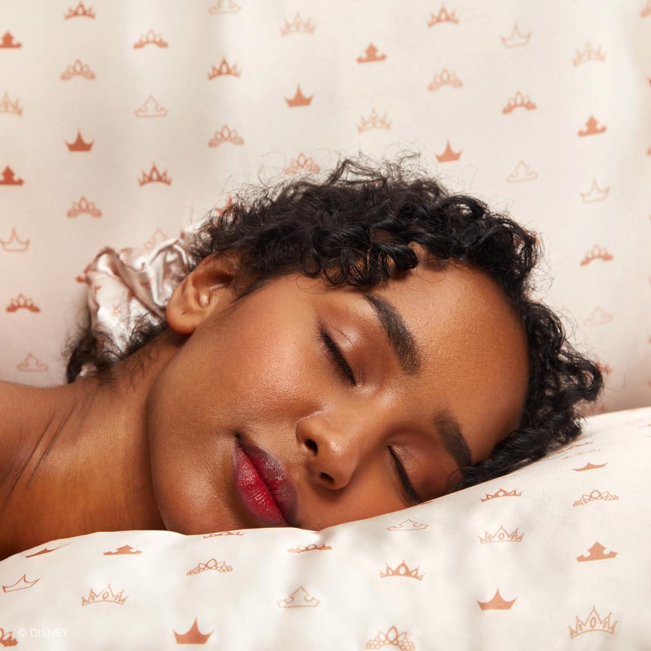 image:imageLisa Frank x Kitsch Satin Pillowcase with Zipper for Hair amp Skin Softer Than Silk Pillow Cases Smooth Cooling Satin Pillow Case WrinkleFree King Size Satin Pillow Case 19x36 Rainbow LeopardDisney Desert Crown
