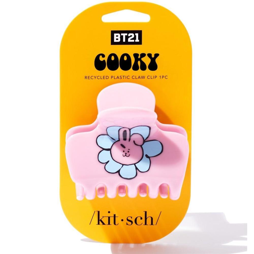 image:imageKitsch x Hello Kitty Medium Hair Clips for Women Strong Hold Claw Clips for Thick or Thin Hair Recycled Plastic NonSlip Durable Ideal Gifts For Women White with Red BowsCooky