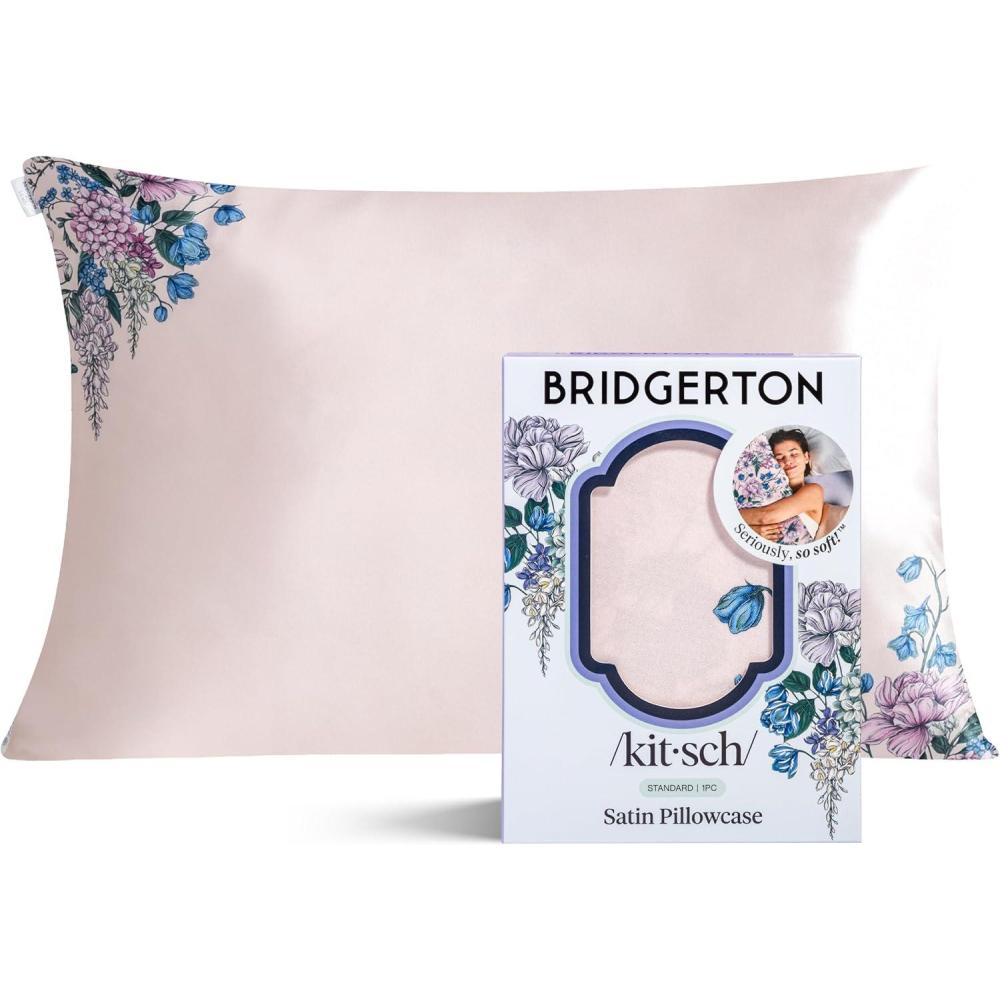 image:imageLisa Frank x Kitsch Satin Pillowcase with Zipper for Hair amp Skin Softer Than Silk Pillow Cases Smooth Cooling Satin Pillow Case WrinkleFree King Size Satin Pillow Case 19x36 Rainbow LeopardWisteria