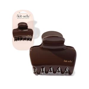 Kitsch x Hello Kitty Medium Hair Clips for Women – Strong Hold Claw Clips for Thick or Thin Hair – Recycled Plastic, Non-Slip, Durable | Ideal Gifts For Women – White with Red Bows(Chocolate)