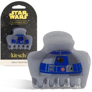 Kitsch x Hello Kitty Medium Hair Clips for Women – Strong Hold Claw Clips for Thick or Thin Hair – Recycled Plastic, Non-Slip, Durable | Ideal Gifts For Women – White with Red Bows(R2-D2)