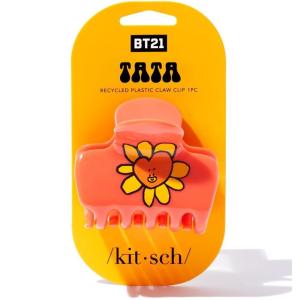 Kitsch x Hello Kitty Medium Hair Clips for Women – Strong Hold Claw Clips for Thick or Thin Hair – Recycled Plastic, Non-Slip, Durable | Ideal Gifts For Women – White with Red Bows(Tata)